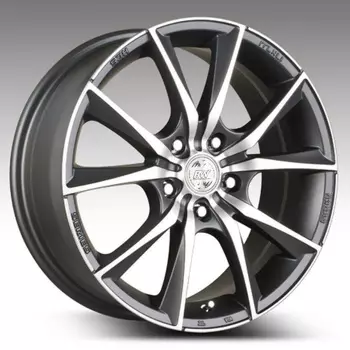 Диск колесный RW H-712 7xR17 5x105 ЕТ40 ЦО56.6 серебристый 86305910124