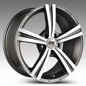 Диск колесный RW H-787 8xR18 x114.3 ЕТ35 ЦО67.1 черный матовый графит 87546880406