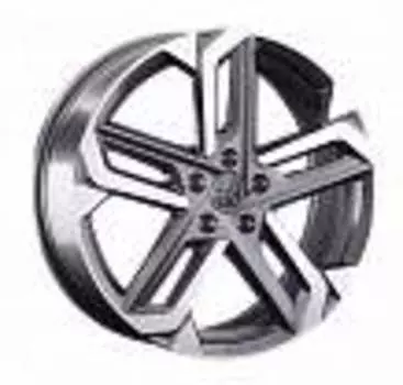 Диск колесный Replay V45 7,5xR19 5x108 ET55 ЦО63,3 серый глянцевый с полированной лицевой частью 081256-160047006
