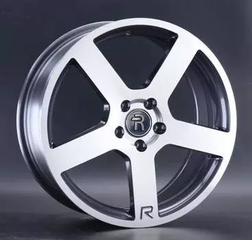 Диск колесный Replay V55 7,5xR18 5x108 ET50,5 ЦО63,3 серый глянцевый с полированной лицевой частью 080447-160047006