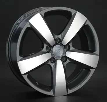 Диск колесный Replay VV112 7xR17 5x112 ET43 ЦО57,1 серый глянцевый с полированной лицевой частью 019611-040029006