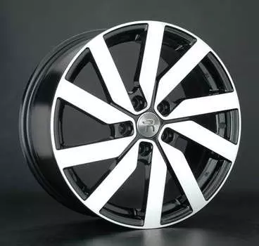 Диск колесный Replay VV151 7,5xR17 5x112 ET47 ЦО57,1 черный глянцевый с полированной лицевой частью 027868-160029006