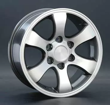 Диск колесный Replay TY2 7,5xR17 6x139,7 ET30 ЦО106,1 серый глянцевый с полированной лицевой частью 014463-040688007
