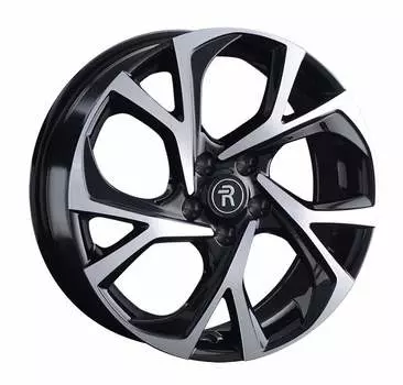 Диск колесный Replay TY334 7xR18 5x114,3 ET35 ЦО60,1 чёрный глянцевый с полированной лицевой частью 080229-070120004