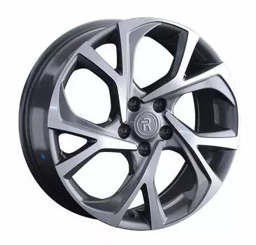 Диск колесный Replay TY334 7xR18 5x114.3 ET35 ЦО60.1 серый глянцевый с полированной лицевой частью 080228-070115004