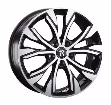 Диск колесный Replay VV237 7xR18 5x112 ET43 ЦО57.1 чёрный глянцевый с полированной лицевой частью 080028-160029006