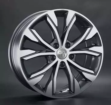 Диск колесный Replay VV237 7xR18 5x112 ET43 ЦО57,1 серый глянцевый с полированной лицевой частью 044075-160029006