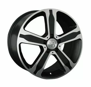 Диск колесный Replay VV246 7xR18 5x112 ET43 ЦО57,1 черный матовый с полированной лицевой частью 046552-070001006