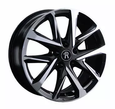 Диск колесный Replay VV247 7xR17 5x112 ET40 ЦО57.1 чёрный глянцевый с полированной лицевой частью 081247-160029006