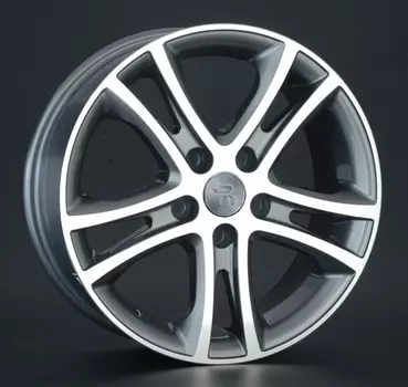 Диск колесный Replay VV27 6,5xR16 5x112 ET33 ЦО57,1 серый глянцевый с полированной лицевой частью 021489-040029006