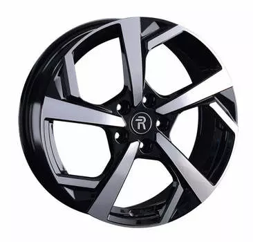 Диск колесный Replay VV320 7xR18 5x112 ET43 ЦО57.1 черный глянцевый с полированной лицевой частью 081510-160029006