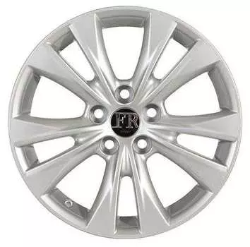 Диск колесный Replica FR 5090 7xR17 5x114.3 ЕТ39 ЦО60.1 серебристый с полированной лицевой частью 5090