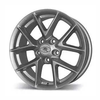 Диск колесный Replica FR 524 7xR17 5x114.3 ЕТ45 ЦО66.1 серый глянцевый с полированной лицевой частью 524