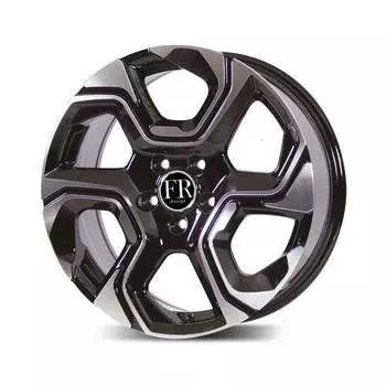Диск колесный Replica FR H5389 7xR18 5x114.3 ЕТ45 ЦО64.1 серый глянцевый с полированной лицевой частью 20/63/26/818