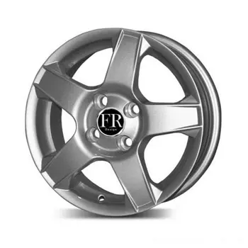 Диск колесный Replica FR HND99 5.5xR14 4x100 ЕТ46 ЦО54.1 серый глянцевый с полированной лицевой частью 86022459706