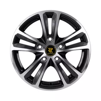 Диск колесный RepliKey L10C 5.5xR15 5x114.3 ЕТ47 ЦО67.1 серый глянцевый с полированной лицевой частью 86003878870