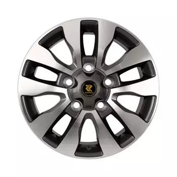 Диск колесный RepliKey L14J 8xR18 5x150 ЕТ60 ЦО110.5 серый глянцевый с полированной лицевой частью 86003872378