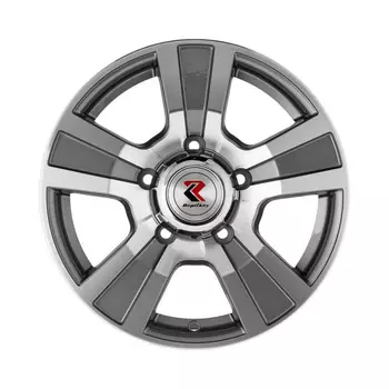 Диск колесный RepliKey RK105 6.5xR15 5x139.7 ЕТ30 ЦО98.5 серый глянцевый с полированной лицевой частью 86230906876