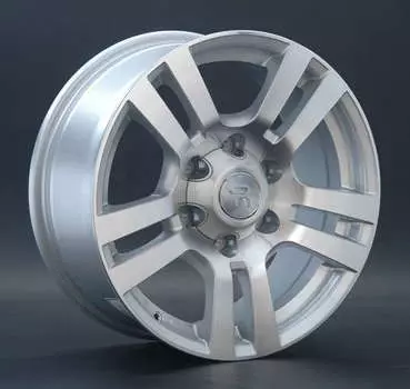 Диск колесный Replay TY61 7,5xR18 6x139,7 ET25 ЦО106,1 серебристый с полированной лицевой частью 014216-160694007