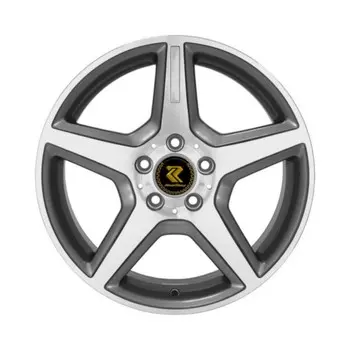 Диск колесный RepliKey RK804W 7.5xR17 5x112 ЕТ47 ЦО66.6 черный матовый полированный 86003741178
