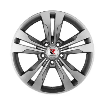 Диск колесный RepliKey RK875W 8xR17 5x112 ЕТ45 ЦО66.6 серый глянцевый с полированной лицевой частью 86230775565