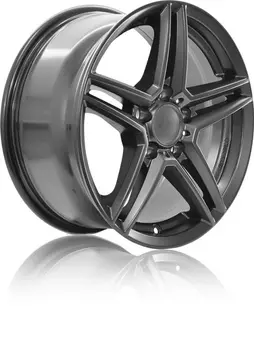 Диск колесный Rial M10 8xR18 5x112 ET43 ЦО66,5 серый тёмный M10-80843M17-9