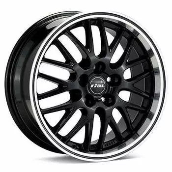 Диск колесный Rial Norano 8,5xR18 5x120 ET32 ЦО72,6 черный глянцевый с полированным ободом NR85832W13-2