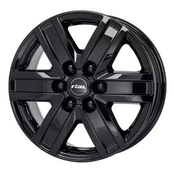 Диск колесный Rial Transporter 6 7xR17 6x114,3 ET22 ЦО66,1 черный глянцевый TP70722X32-6