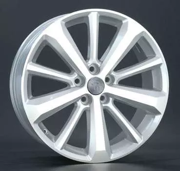 Диск колесный Replay TY72 7,5xR18 5x114,3 ET45 ЦО60,1 серебристый с полированной лицевой частью 018558-180264007