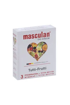 Презервативы Masculan Tutti-Frutti, 3 шт