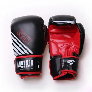Боксерские перчатки мужские и женские боксерские перчатки Sanda Muay Thai кожаные перчатки для кикбоксинга Sandbags Training Glove 10oz/12oz/14oz 10oz