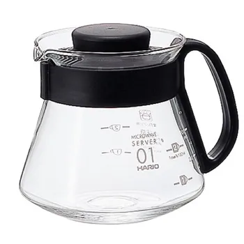HARIO V60 Range Server 360 мл для чашек Черный кофейный сервиз из термостойкого стекла Сделано в Японии 1~3 XVD-36B чёрный