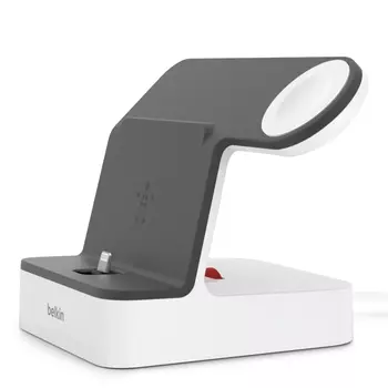 Зарядная станция Belkin PowerHouse (F8J237vfWHT) для iPhone и Apple Watch (White)