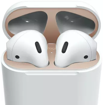 Защитная пластина Elago Dust Guard (EAP-GUARD-MRG-2S) для наушников Apple AirPods (Matt Rose Gold)