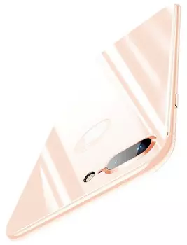 Защитное стекло Baseus 4D Tempered Back Glass SGAPIPH8P-4D0V для задней панели iPhone 8 Plus (Gold)