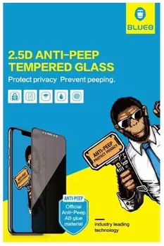 Защитное стекло Blueo 2.5D Silk full cover Anti-peep для iPhone 11 Pro /X/Xs (Black)