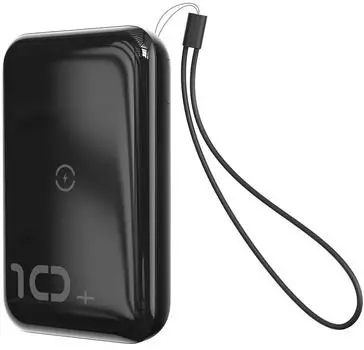 Внешний аккумулятор Baseus Mini S Bracket 10W Wireless Charger 10000mAh (Black)
