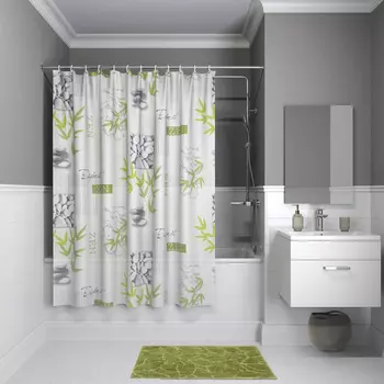 Штора для ванной комнаты, 180*180см, PEVA, P02PV11i11, IDDIS