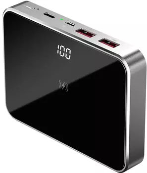 Внешний аккумулятор Prestigio Graphene PD 10000mAh (Space Grey)