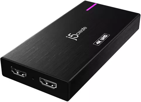 Внешняя карта видеозахвата j5create Game Capture Station HDMI to USB-C (JVA04)