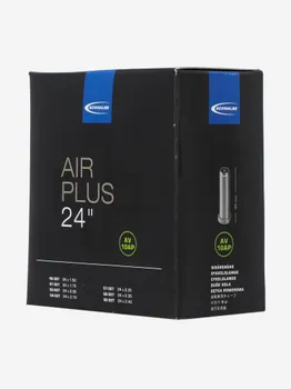 Камера Schwalbe AV10AP Air Plus 24'' автониппель, Черный