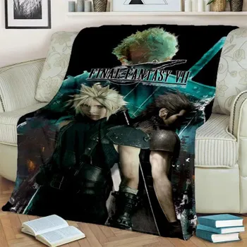 3D Final Fantasy Game Gamer FF14 HD Одеяло, мягкое одеяло для дома, спальни, кровати, дивана, пикника, путешествия, офиса, одеяло, детское одеяло 130x150cm
