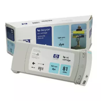 Картридж_DesignJet 81 Dye Light Cyan 680 мл (C4934A)