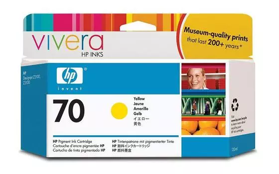 Картридж_Vivera 70 Yellow 130 мл (C9454A)
