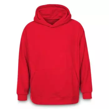 Худи флисовое унисекс Manakin, красное, размер XS/S