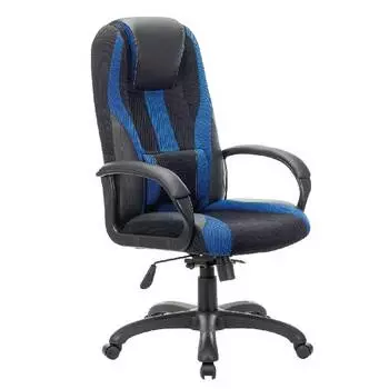 Игровое кресло Rapid GM-102, черное/синее