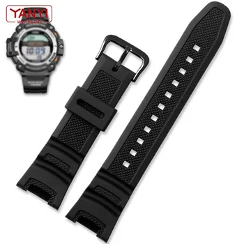 Пластиковый ремешок для часов casio SGW-100 3157, резиновый ремешок для часов из смолы, 24 мм, ремешок для часов серии SGW100, ремешок для наручных часов