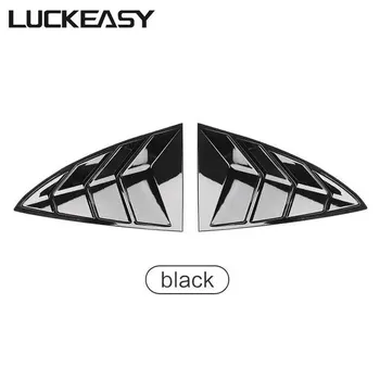 LUCKEASY автомобильные жалюзи треугольные окна для Tesla Model 3 Model3 2023 модифицированные ставни задней двери украшения внешние аксессуары M3-EX40LCF