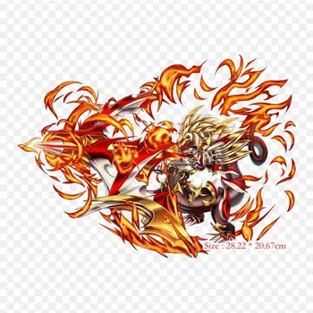 Brave Frontier Rpg Art Brave Frontier Fan Art Утюг на теплопередаче Печать Виниловые нашивки Наклейка для одежды DIY Аппликации Моющиеся нашивки