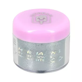 Хайлайтер-тени для век ISCREAM MERMAZING сухой 2 в 1 тон 04 ocean